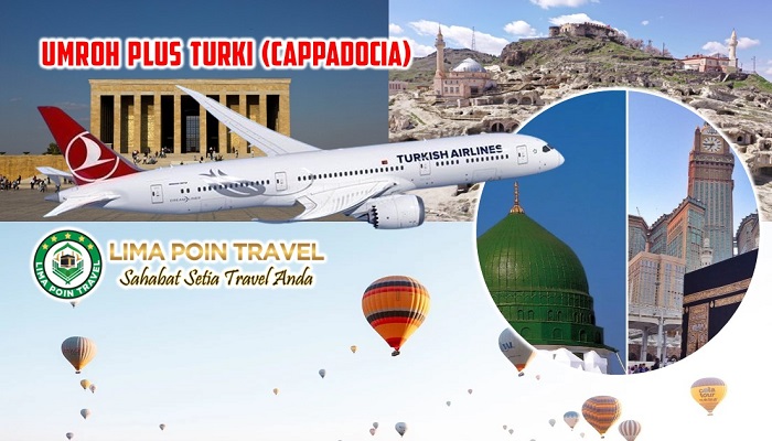 Paket Umroh Plus Turki Istanbul Cappadocia 15 Hari Agustus 2023