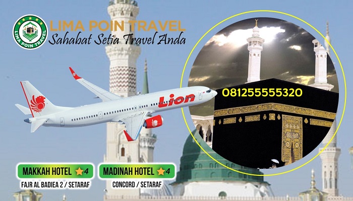 Paket Umroh Reguler 9 Hari 8 Malam Bersama Lion Air